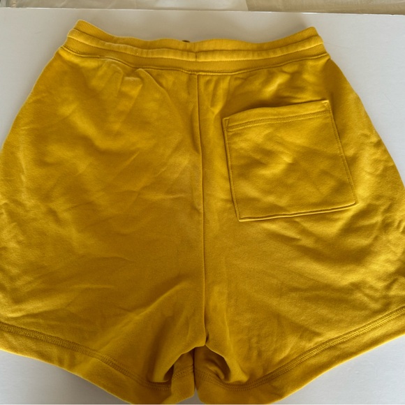 Old Navy Athletic Sweatshirt Shorts, S, Yellow, Wide Drawstring Waistband, NWOT - Picture 7 of 7